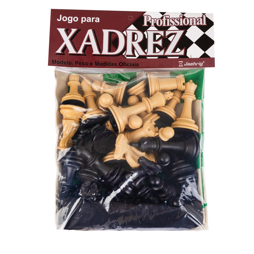 Jogo De Xadrez 47x47cm Profissional Com Tabuleiro Curvim 005 Jaehrig -  Livrarias Curitiba