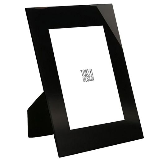 porta retrato 10x15cm decorativo de vidro preto multi porta retrato 10x15cm decorativo de vidro preto multi