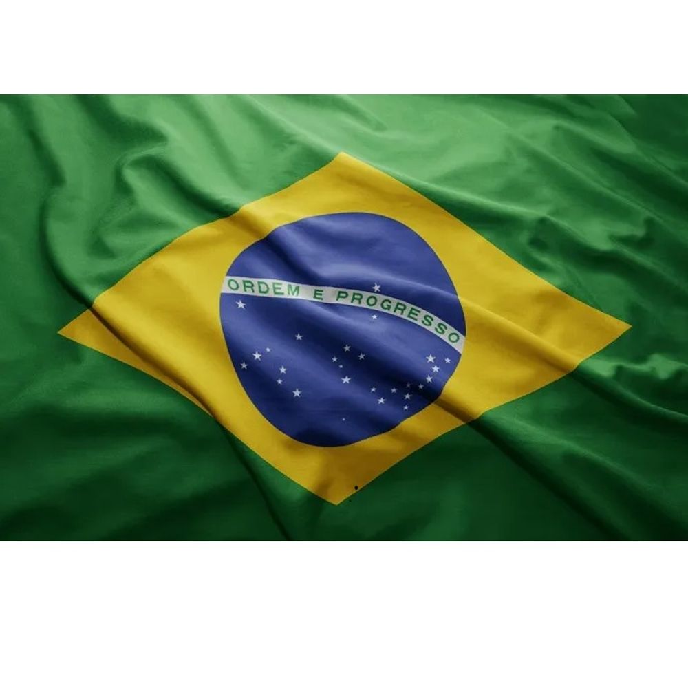 Livro para Colorir e Celular da Bandeira do Brasil