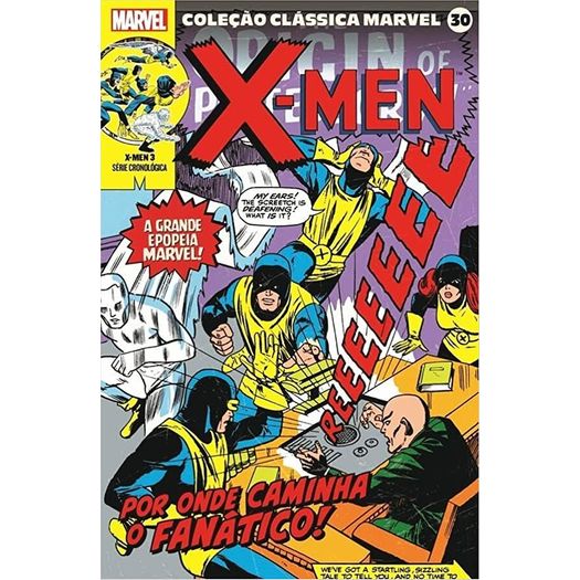 coleção clássica marvel 30 - x-men 03 coleção clássica marvel 30 - x-men 03