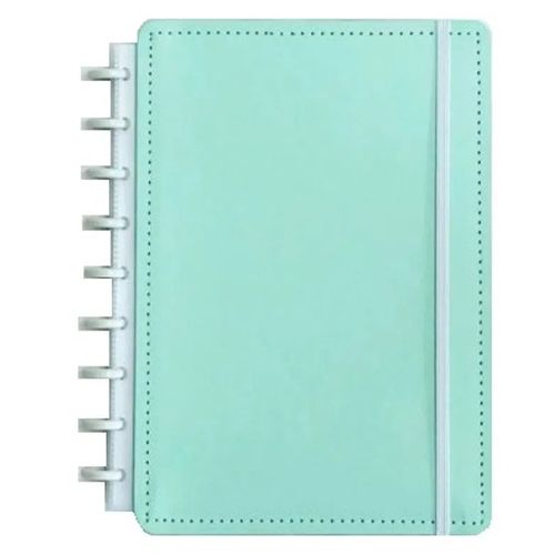 caderno inteligente 80f m verde pastel 3038/3082 clapper