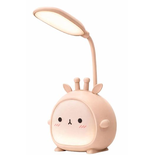 luminária de mesa led girafinha colorida cabo usb luminária de mesa led girafinha colorida cabo usb