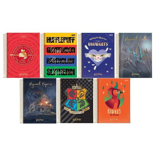 caderno-linguagem-harry-potter-espiral-96-folhas-capa-dura caderno-linguagem-harry-potter-espiral-96-folhas-capa-dura