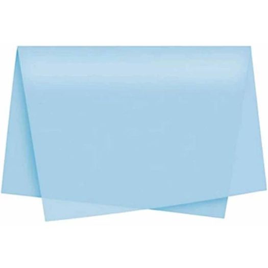 papel seda azul claro 4 folhas