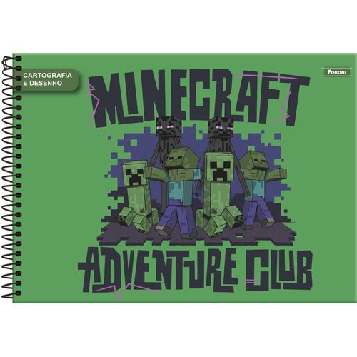 caderno-cartografia-80-folhas-minecraft-adventure-club-foroni