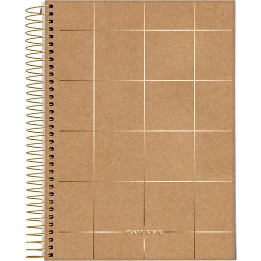 caderno colegial 1 matéria 80 folhas kraft gold caderno colegial 1 matéria 80 folhas kraft gold