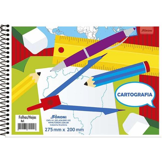 caderno cartografia espiral 48 folhas sem seda caderno cartografia espiral 48 folhas sem seda