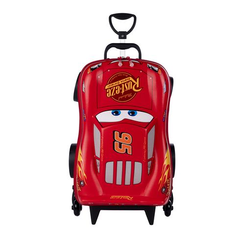 mochila com rodinha mcqueen vermelha diplomata
