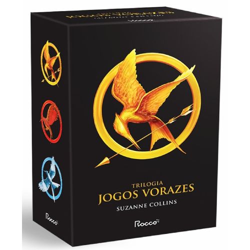 box especial trilogia jogos vorazes - com brinde