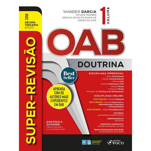 super revisão oab - doutrina completa 1 super revisão oab - doutrina completa 1