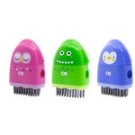 apontador + borracha + escova apontador + borracha + escova