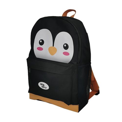 mochila com alça preta pinguim