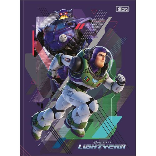 caderno brochurão 80 folhas lightyear