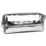 estojo simples visor prata