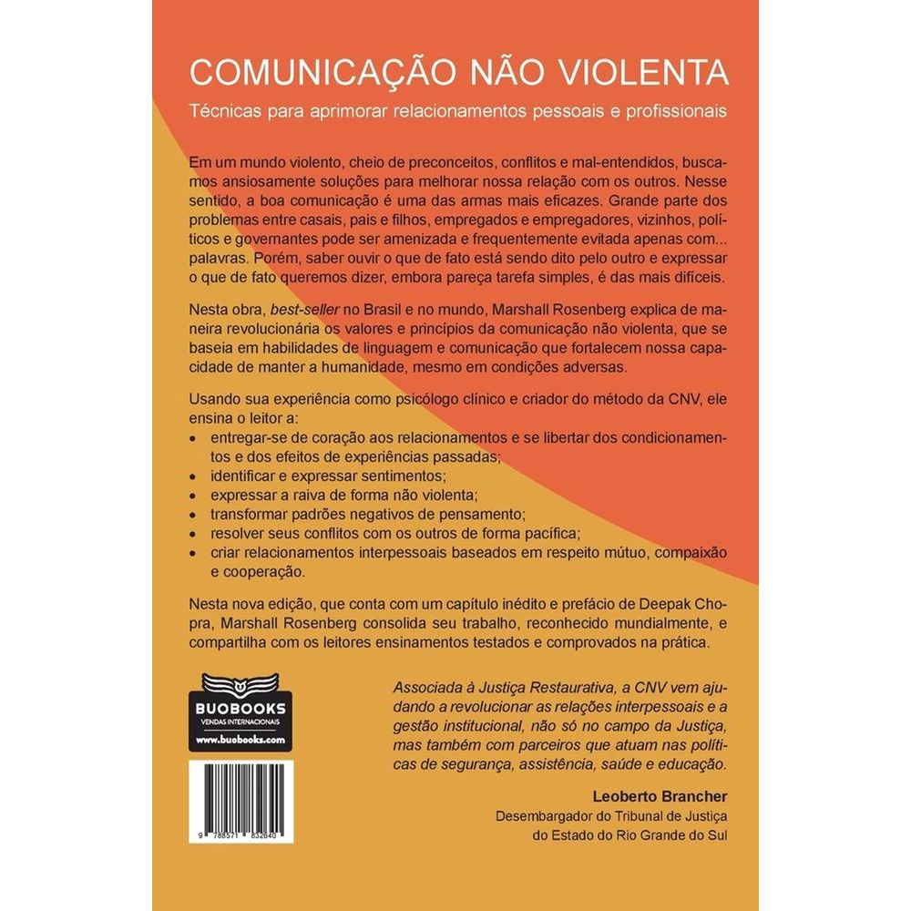 Comunicação Não Violenta - Nova Edição - Livrarias Curitiba