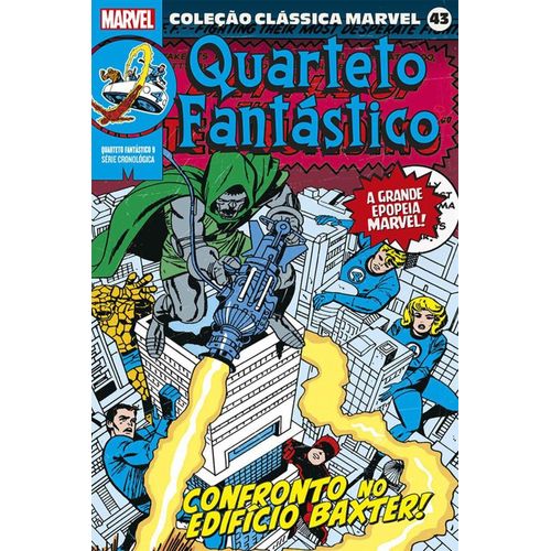 coleção clássica marvel 43 - quarteto fantástico 9