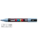 caneta marcador perma uni posca 2.5mm cinza ardosia pc-5m sertic avulso