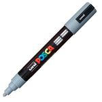 caneta marcador perma uni posca 2.5mm cinza pc-5m sertic avulso