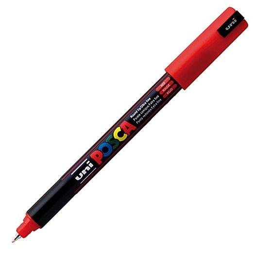 caneta-marcador-perma-uni-posca-0.7mm-vermelho-pc-1mr-sertic-avulso