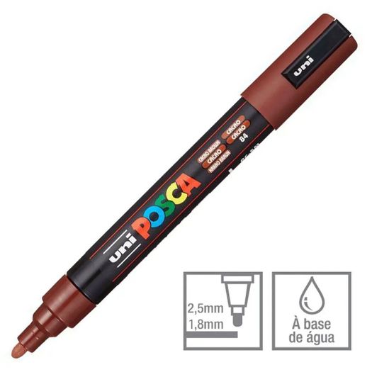 caneta marcador perma uni posca 2.5mm marrom cacau caneta marcador perma uni posca 2.5mm marrom cacau