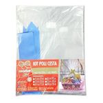 kit poli cesta incolor com fita mágica kit poli cesta incolor com fita mágica