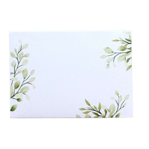 cartão floral verde mini rk design