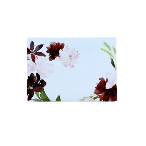 cartão floral vinho mini rk design