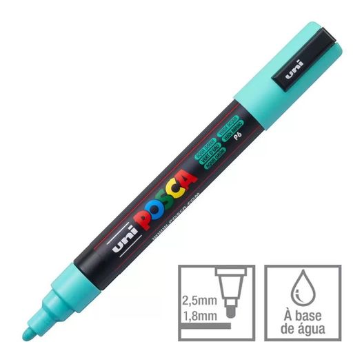 marcador-permanente-posca-verde-agua-2.5mm marcador-permanente-posca-verde-agua-2.5mm