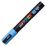 caneta marcador perma uni posca 2.5mm sky blue pc-5m sertic avulso
