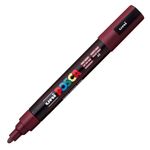 caneta marcador perma uni posca 2.5mm vermelho vinho pc-5m sertic avulso