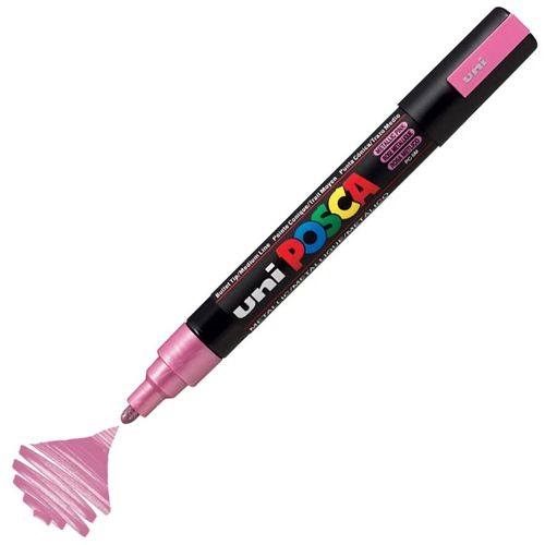 caneta-marcador-perma-uni-posca-2.5mm-pink-metallica-pc-5m-sertic-avulso