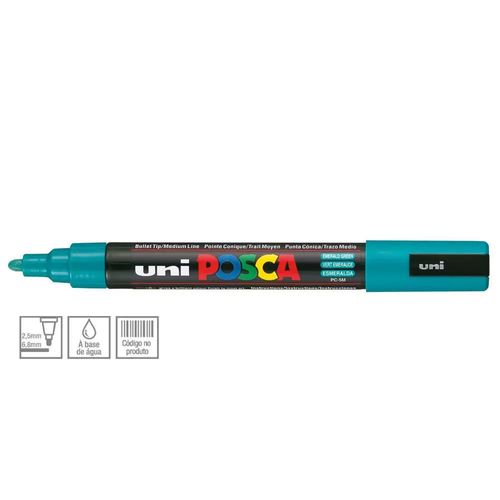 caneta-marcador-perma-uni-posca-2.5mm-verde-esmeralda-pc-5m-sertic-avulso