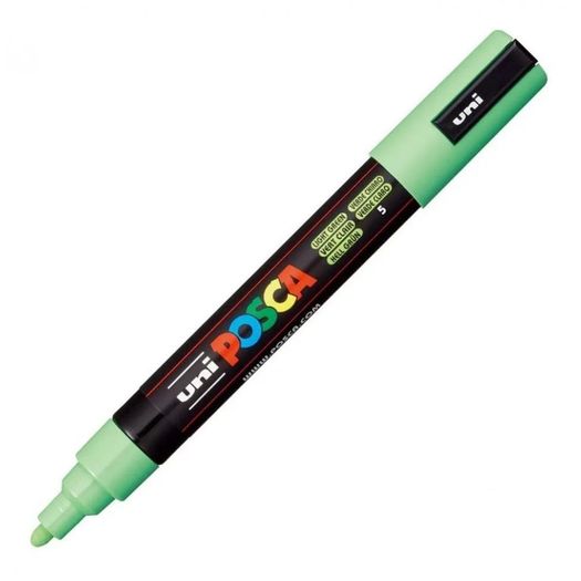 caneta marcador perma uni posca 2.5mm verde claro pc-5m sertic avulso