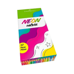 kit neon colors com 17 peças kit neon colors com 17 peças