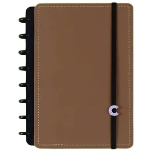 caderno inteligente 80 folhas a5 caramel