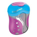 apontador com depósito 2 furos color peps apontador com depósito 2 furos color peps