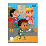 caderno pedagogico caligrafia 40 folhas sapeca masculino tilibra