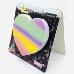 bloco adesivo coração tie dye bloco adesivo coração tie dye