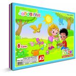 bloco criativo 8 cores a3 jandainha 32 folhas bloco criativo 8 cores a3 jandainha 32 folhas