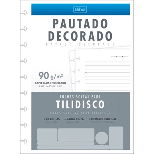 refil tilidisco colegial 80 folhas com pauta decorado tilibra refil tilidisco colegial 80 folhas com pauta decorado tilibra