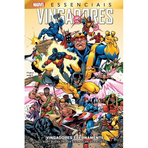 vingadores eternamente (marvel essenciais)