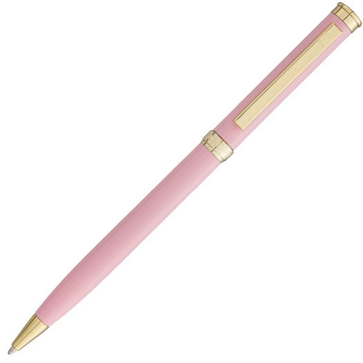 caneta esferográfica liverpool gold rosa crown
