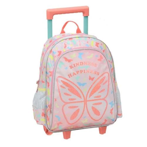 mochila com rodinha fly me away butterfly