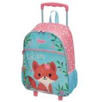 mochila com rodinha fox love - pacific
