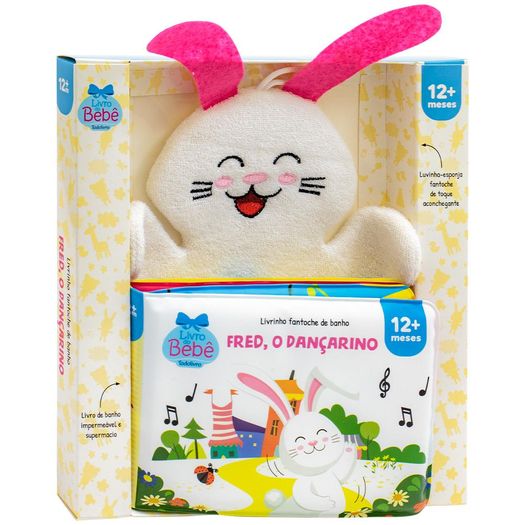 livrinho fantoche de banho: fred, o dançarino livrinho fantoche de banho: fred, o dançarino