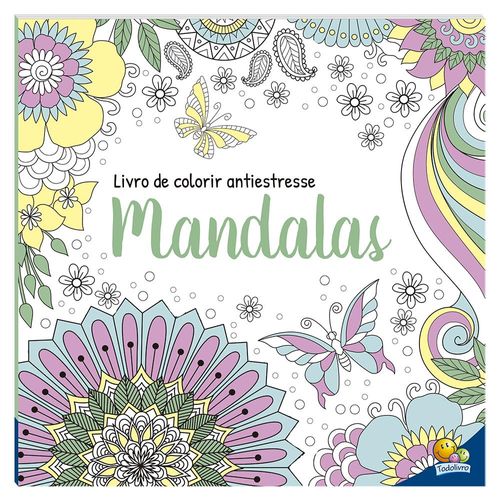 livro de colorir antiestresse: mandalas para relaxar