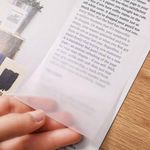 bloco adesivo transparente 50 folhas