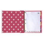 caderno fichário colegial 48 folhas minnie mouse