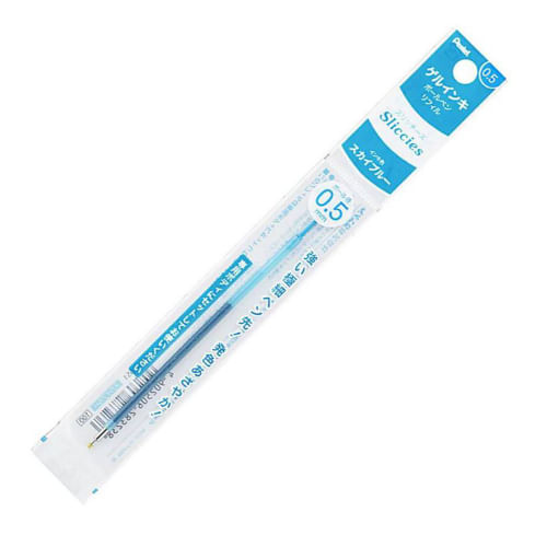 carga caneta iplus 0,5mm azul claro