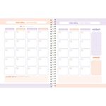 planner permanente blush espiral foroni